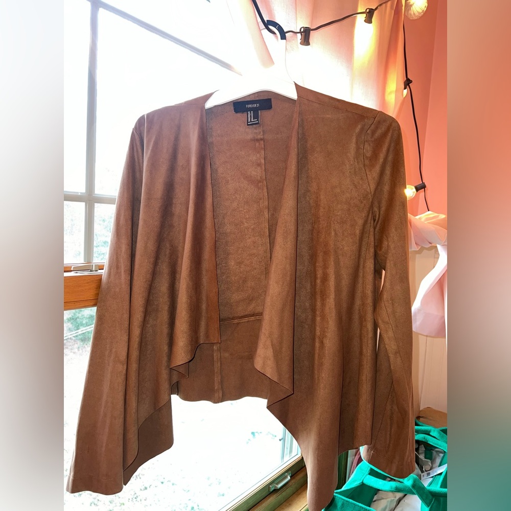 women's suede light jacket